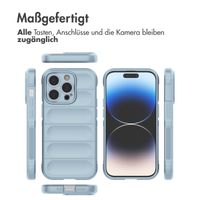 imoshion EasyGrip Back Cover für das iPhone 14 Pro - Hellblau