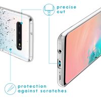 imoshion Design Hülle Samsung Galaxy S10 - Spritzer - Schwarz