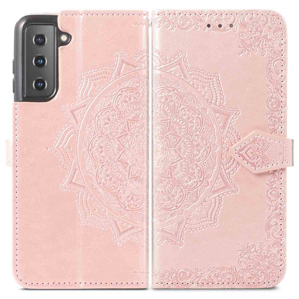 imoshion Mandala Klapphülle für das Samsung Galaxy S22 - Rose Gold