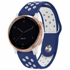 imoshion Silikon-Sportarmband -   Universelle 18 mm Anschluss - Blue & White