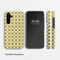 Selencia Vivid Back Cover Samsung Galaxy S25 FE - Check This Olive