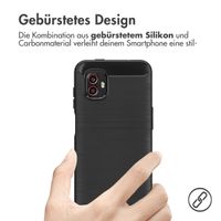 imoshion Brushed Back Cover für das Samsung Galaxy Xcover 6 Pro - Schwarz