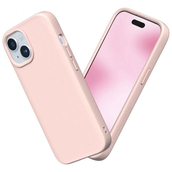 RhinoShield SolidSuit Backcover für das iPhone 15 Plus - Blush Pink