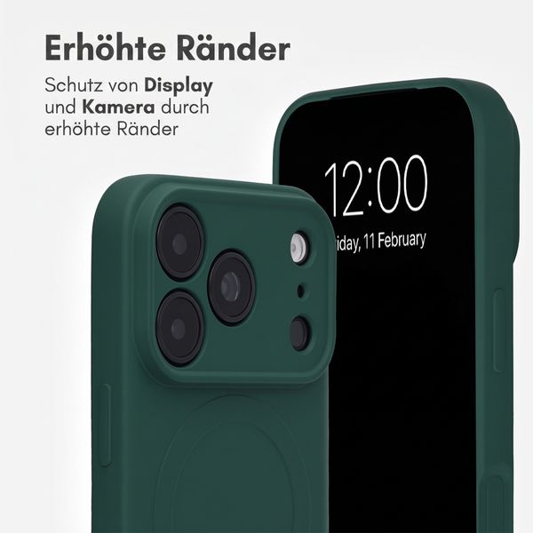 imoshion Color Back Cover mit MagSafe Apple iPhone 18 Pro / 17 Pro - Dunkelgrün