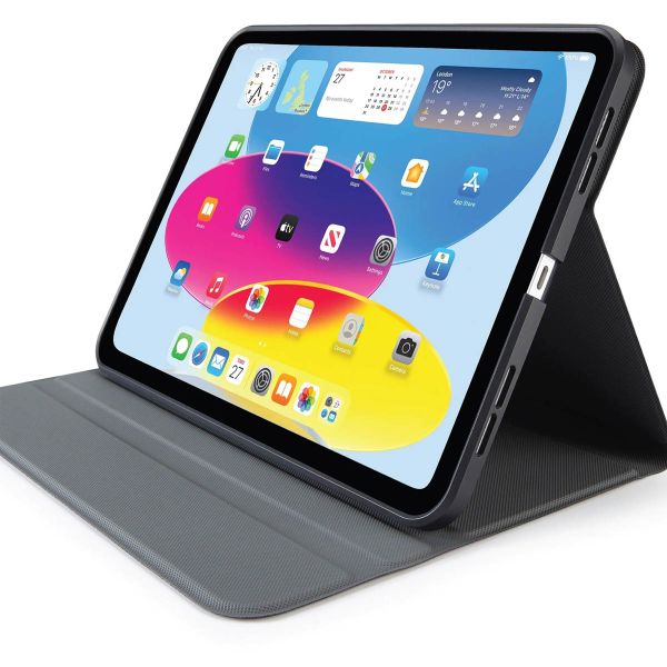 Pipetto Origami No5 Rotating Folio Case für das iPad Air 13 Zoll (2025) M3 / (2024) M2 - Schwarz