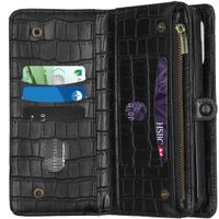 imoshion 2-1 Wallet Klapphülle für das iPhone 11 - Black Crocodile