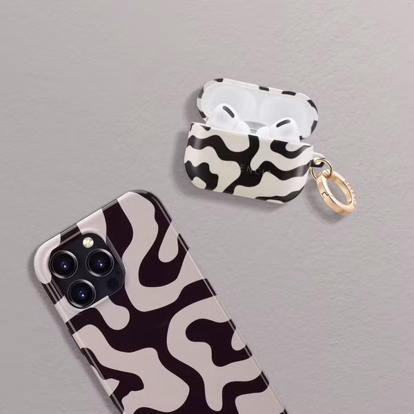 Selencia Vivid Case Apple AirPods Pro - Art Wave Black