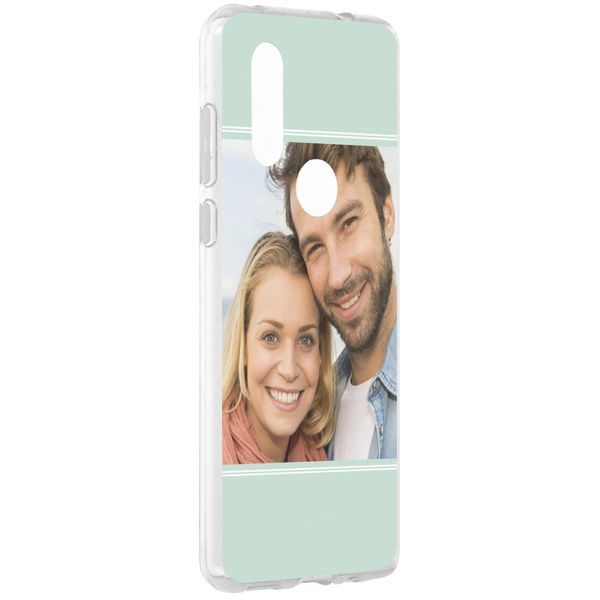 Gestalte deine eigene Motorola One Vision Gel Hülle - Transparent