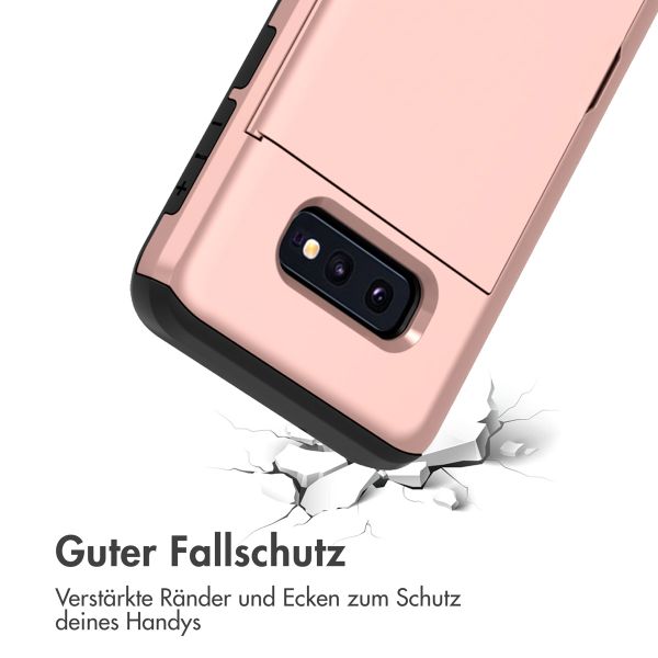 imoshion Backcover mit Kartenfach für das Samsung Galaxy S10e - Rose Gold