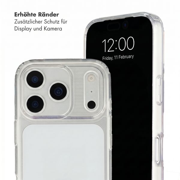 Selencia Backcover mit abnehmbaren Haken Apple iPhone 18 Pro / 17 Pro - Transparent