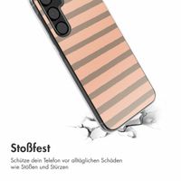 imoshion  Design Hülle Samsung Galaxy A55 - Striped Peach Reverse