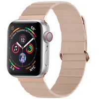 imoshion Magnetlederarmband für das Apple Watch Series 1 bis 9 / SE (38/40/41 mm) | Series 10 (42 mm) - Beige