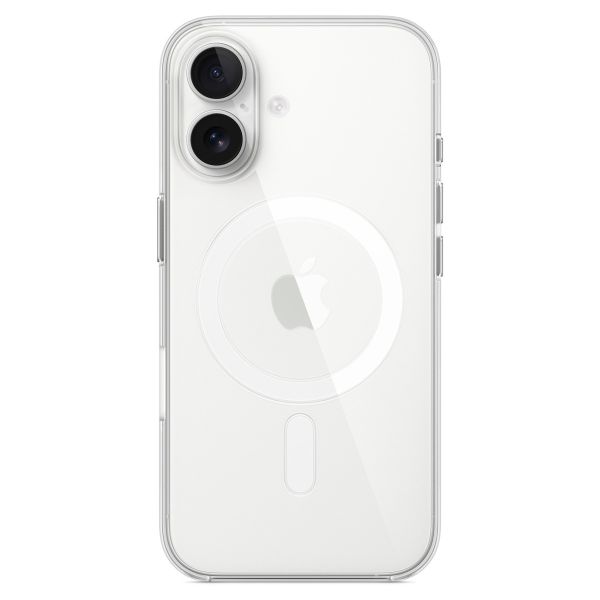 Apple Clearcase für das Apple iPhone 16 + Apple MagSafe kabelloses Ladegerät 25 W - 1 Meter