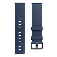 Fitbit Leather Armband für Fitbit Versa / Versa 2 / Versa Lite - Midnight