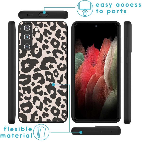 imoshion Design Hülle für das Samsung Galaxy S21 FE - Leopard