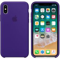 Apple Silikon-Case Ultra Violet für das iPhone X