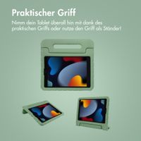 imoshion Schutzhülle mit Handgriff kindersicher Apple iPad 9 (2021) 10.2 Zoll / iPad 8 (2020) 10.2 Zoll / iPad 7 (2019) 10.2 Zoll - Olive Green