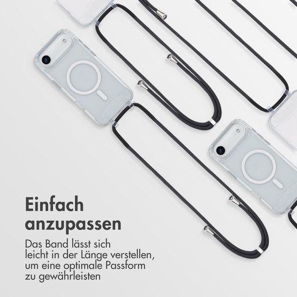 imoshion MagSafe Hülle mit abnehmbarem Band Apple iPhone Air - Transparent