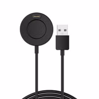 imoshion Ladestation für die Garmin Smartwatch | USB-A-Ladekabel - 1 Meter - Schwarz