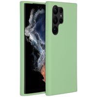 Accezz Liquid Silikoncase Samsung Galaxy S23 Ultra - Grün