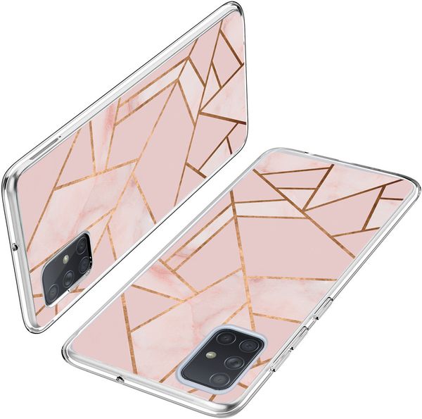 imoshion Design Hülle Samsung Galaxy A71 - Pink Graphic