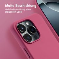 imoshion Color Backcover mit abnehmbarem Handykette und MagSafe Apple iPhone 16 Pro - Raspberry