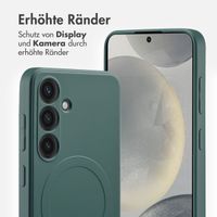 imoshion Color Back Cover mit MagSafe Samsung Galaxy S24 - Dunkelgrün