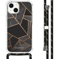 imoshion Design Hülle mit Band Apple iPhone 14 - Black Graphic