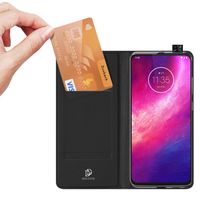 Dux Ducis Slim TPU Klapphülle Schwarz für das Motorola One Hyper
