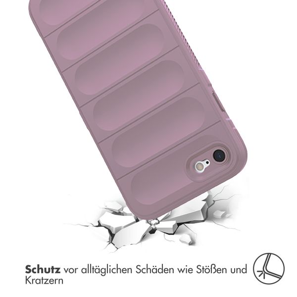 imoshion EasyGrip Back Cover für das iPhone SE (2022 / 2020) / 8 / 7 - Violett