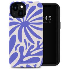 Selencia Vivid Back Cover Apple iPhone 13 - Modern Bloom Sapphire Blue