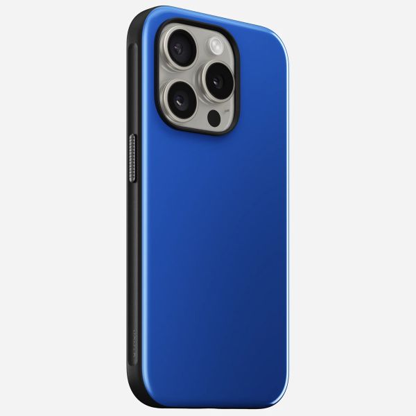 Nomad Sport Case für das iPhone 15 Pro - Super Blue