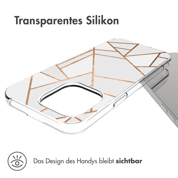 imoshion Design Hülle für das iPhone 14 Pro Max - White Graphic