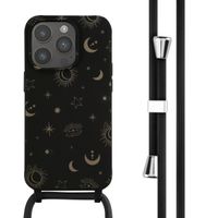 imoshion Silikonhülle design mit Band für das iPhone 14 Pro - Sky Black