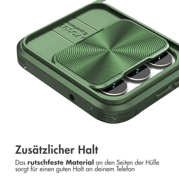 imoshion Back Cover mit Kameraschieber Samsung Galaxy S23 - Dunkelgrün