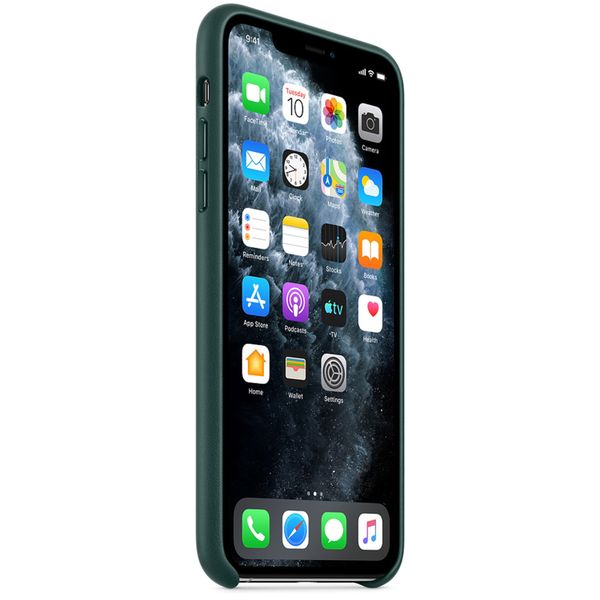 Apple Leder-Case Forest Green für das Apple iPhone 11 Pro Max