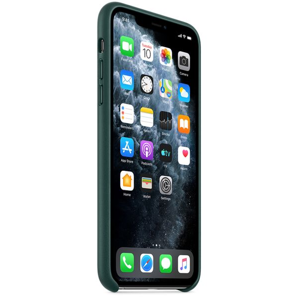 Apple Leder-Case Forest Green für das iPhone 11 Pro Max