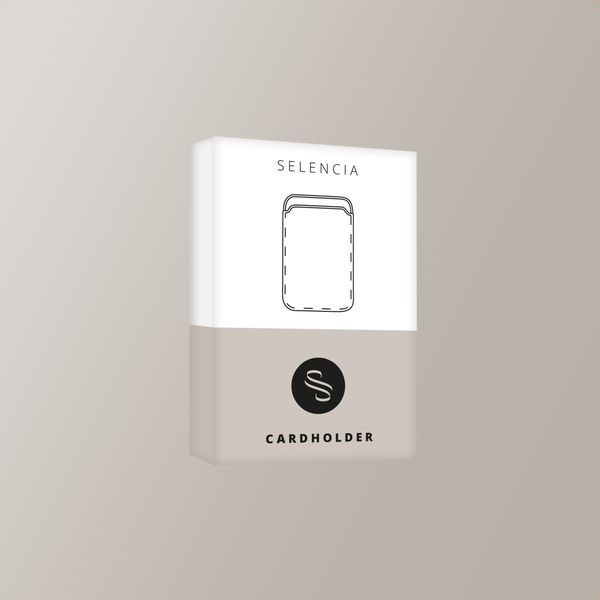 Selencia Croco Kartenhalter mit MagSafe - Burgundy