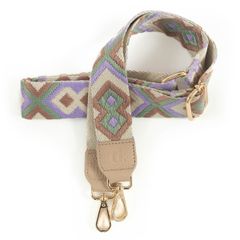 Dutchies Phone Strap - Verstellbare Universal-Telefonkordel - Cleo Lilac / Beige