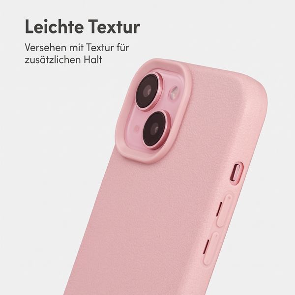 imoshion Texture Backcover Apple iPhone 15 - Rosa