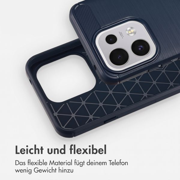 imoshion Brushed Back Cover Oppo Reno 16 F - Dunkelblau