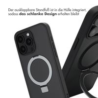 Accezz Ring Stand Backcover mit MagSafe Apple iPhone 15 Pro Max - Schwarz