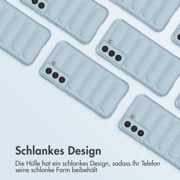 imoshion EasyGrip Back Cover für das Samsung Galaxy S22 - Hellblau