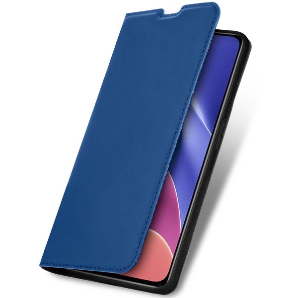 imoshion Slim Folio Klapphülle für das Xiaomi Poco F3 - Dunkelblau