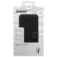iDeal of Sweden Magnet Wallet+ Klapphülle Apple iPhone 17e / 16e / 15 / 14 / 13 - Black