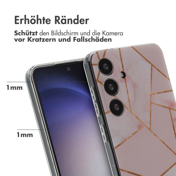 imoshion Design Hülle Samsung Galaxy S24 - Pink Graphic