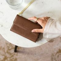 Selencia Clutch Klapphülle aus veganem Leder mit herausnehmbarem Case Galaxy A71