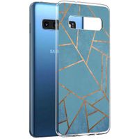 imoshion Design Hülle für das Samsung Galaxy S10 - Blue Graphic