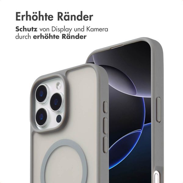 imoshion Color Guard Back Cover mit MagSafe Apple iPhone 16 Pro Max - Grau