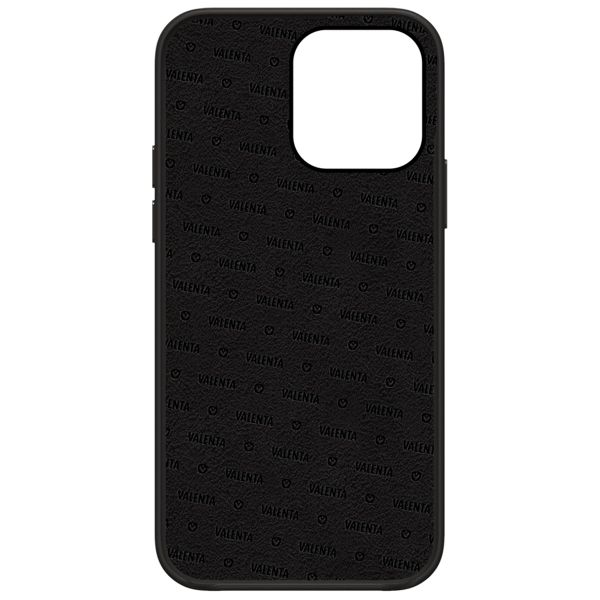 Valenta Luxe Leather Backcover für das iPhone 13 Pro - Schwarz